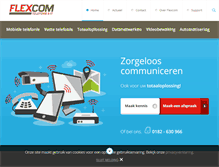 Tablet Screenshot of flexcom.nl
